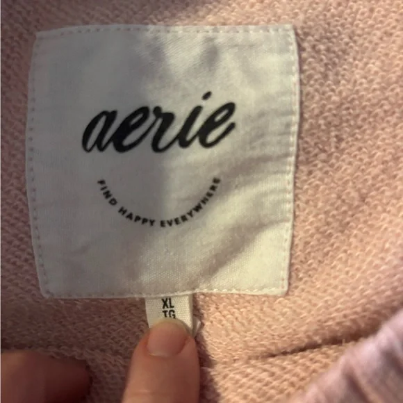 Aerie Soft Pink Sweatshirt - Picture 3 of 3
